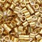 The Beadsmith Tube Crimp Beads, Gold Color, Uniform Cylindrical Shape, No Sharp Edges, Designed to Secure the Ends of Jewelry Stringing Wires and Cables